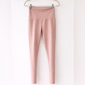 Aerie Pink High-Waisted Leggings Blush Beige Medium